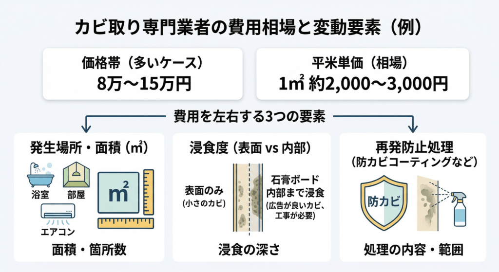 カビ取りの費用相場はいくら？年間300件施工のプロが料金内訳と損しない業者選びを徹底解説