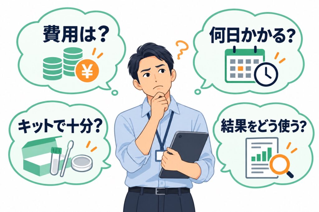 カビ調査・カビ検査のよくある質問のイメージ