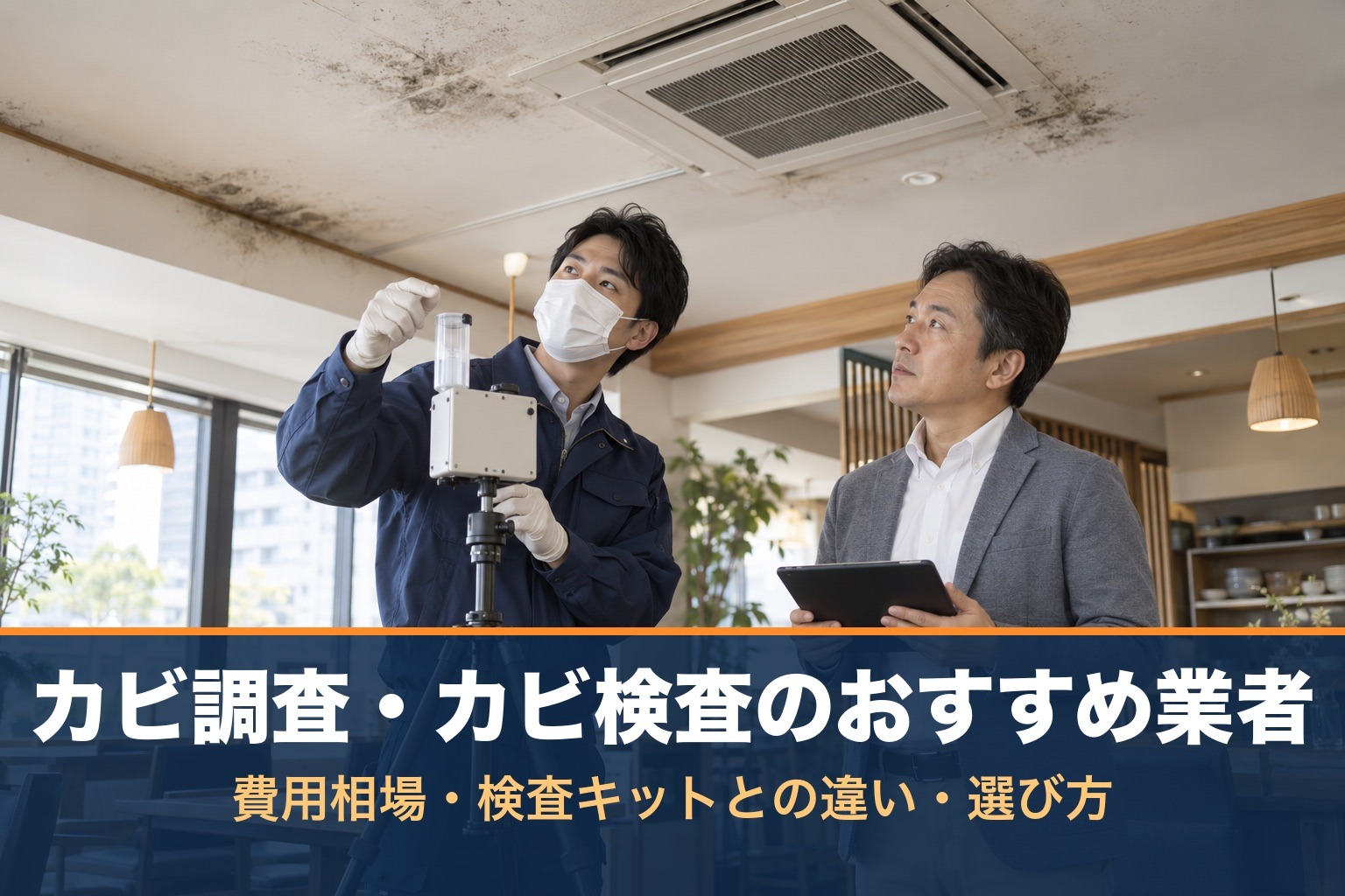 カビ調査・カビ検査のおすすめ業者|費用相場・検査キットとの違い・選び方